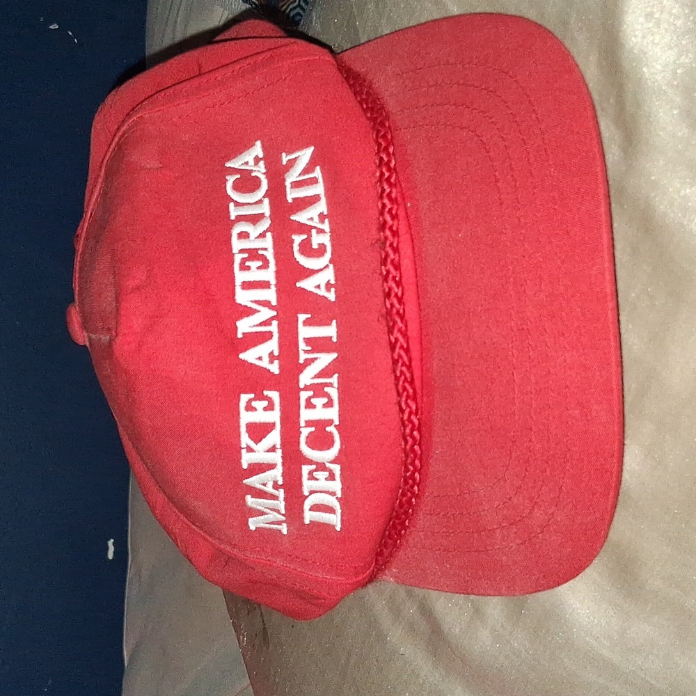 Red Make America Decent Again Cap